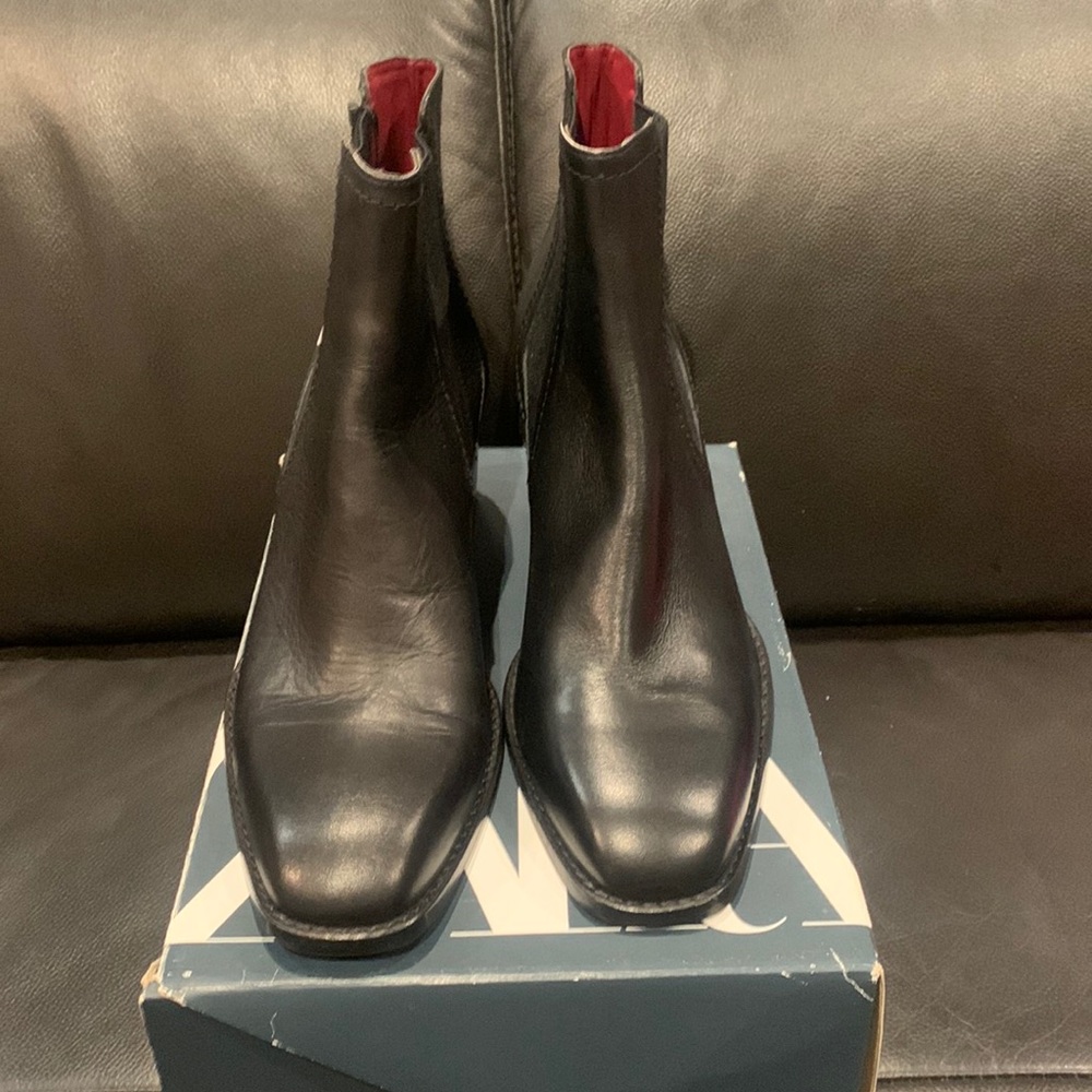 Zara boot real leather ankle boot